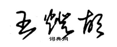 朱錫榮王燈胡草書個性簽名怎么寫