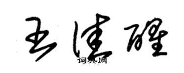 朱錫榮王佳醒草書個性簽名怎么寫