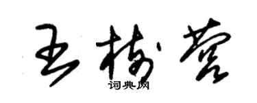 朱錫榮王樹營草書個性簽名怎么寫