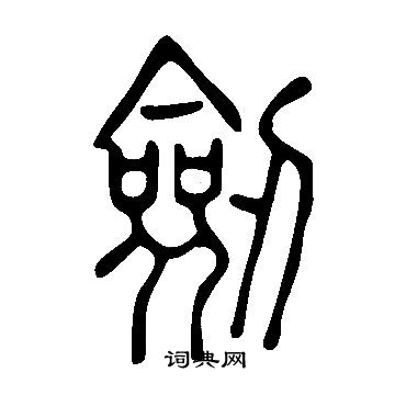 說文解字寫的劒