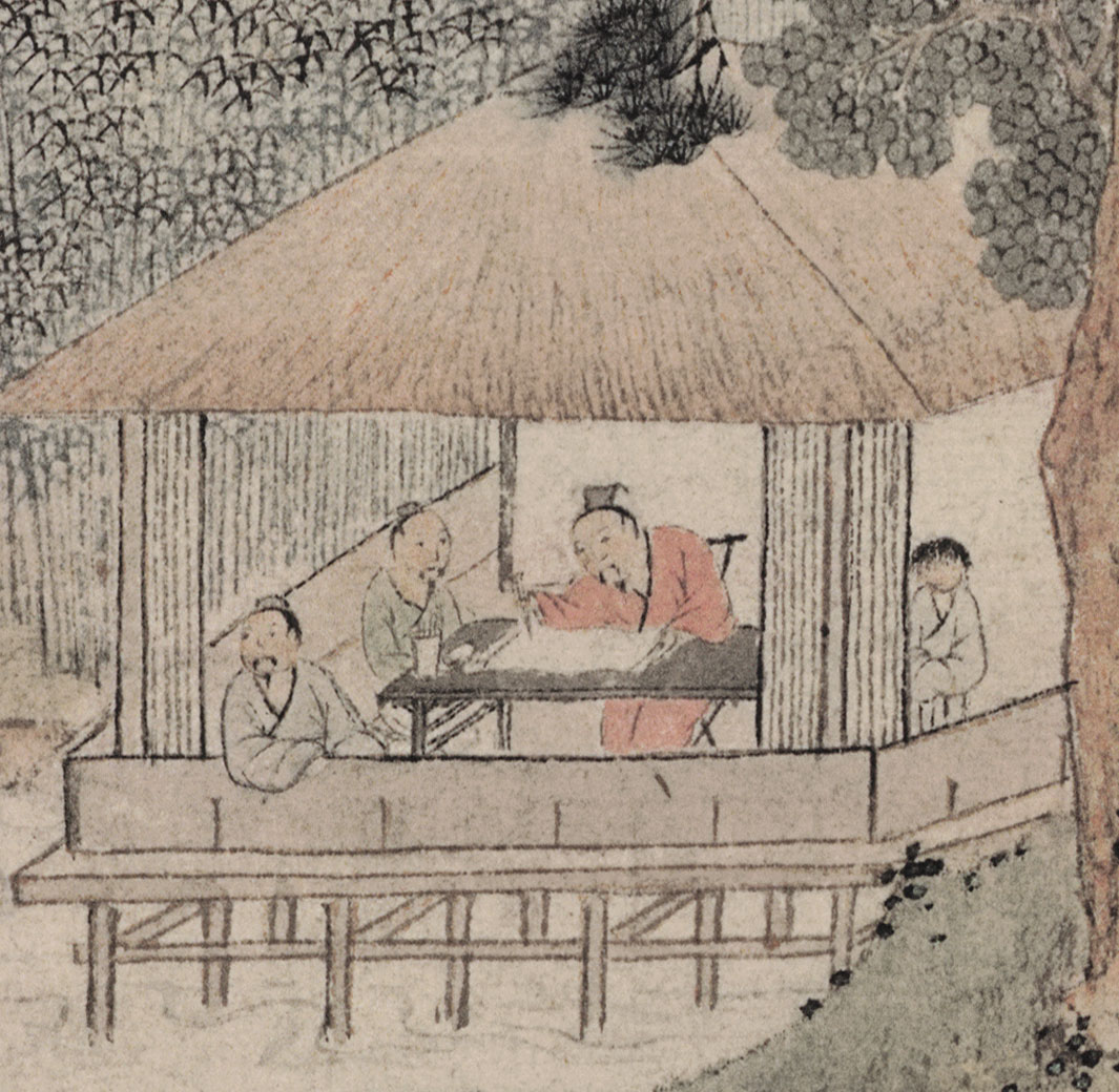 【高清tif】明祝允明行書《蘭亭序》文徵明補圖全卷下載-594M