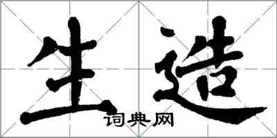 翁闓運生造楷書怎么寫