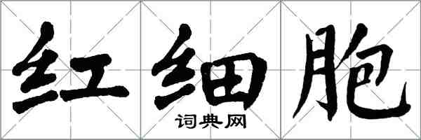 翁闓運紅細胞楷書怎么寫