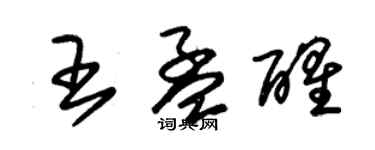 朱錫榮王孟醒草書個性簽名怎么寫