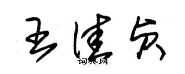 朱錫榮王佳貞草書個性簽名怎么寫