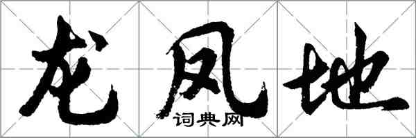 胡問遂龍鳳地行書怎么寫