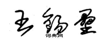 朱錫榮王錫壘草書個性簽名怎么寫