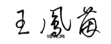 駱恆光王鳳茵草書個性簽名怎么寫