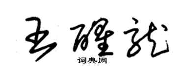 朱錫榮王醒龍草書個性簽名怎么寫