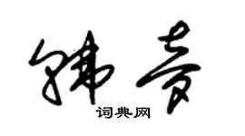 朱錫榮韓夢草書個性簽名怎么寫