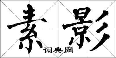 翁闓運素影楷書怎么寫