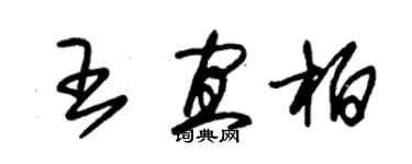 朱錫榮王宜柏草書個性簽名怎么寫