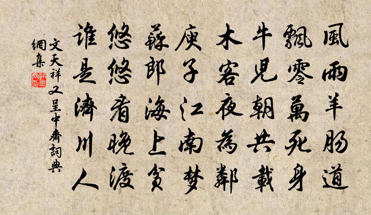 文天祥又呈中齋書法作品欣賞