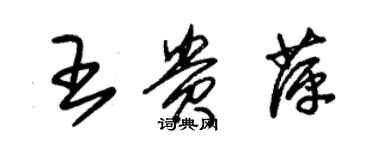 朱錫榮王貴萍草書個性簽名怎么寫