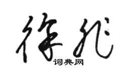 駱恆光徐非草書個性簽名怎么寫