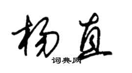 朱錫榮楊直草書個性簽名怎么寫