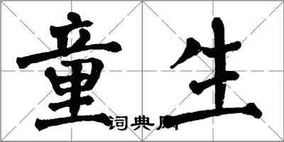 翁闓運童生楷書怎么寫