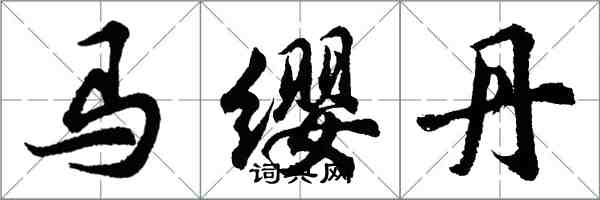 胡問遂馬纓丹行書怎么寫