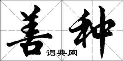 胡問遂善種行書怎么寫