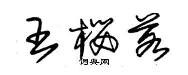 朱錫榮王櫻若草書個性簽名怎么寫