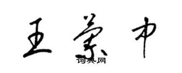 梁錦英王蘭中草書個性簽名怎么寫