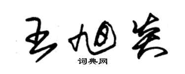 朱錫榮王旭炎草書個性簽名怎么寫