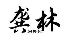胡問遂龔林行書個性簽名怎么寫