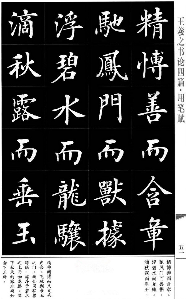 房弘毅楷書《王羲之用筆賦》