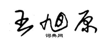 朱錫榮王旭原草書個性簽名怎么寫