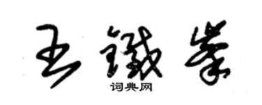 朱錫榮王鐵峰草書個性簽名怎么寫