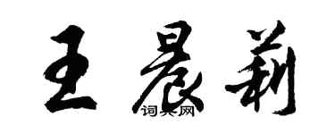 胡問遂王晨莉行書個性簽名怎么寫