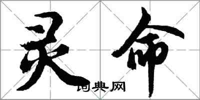 胡問遂靈命行書怎么寫