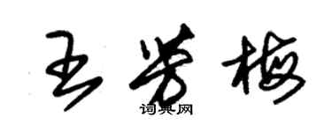 朱錫榮王芳梅草書個性簽名怎么寫