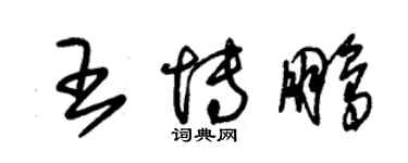 朱錫榮王博鵬草書個性簽名怎么寫