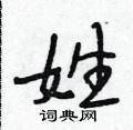 段相林寫的硬筆行書姓