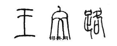 陳墨王文路篆書個性簽名怎么寫