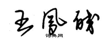 朱錫榮王鳳皎草書個性簽名怎么寫