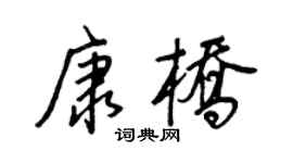 王正良康橋行書個性簽名怎么寫