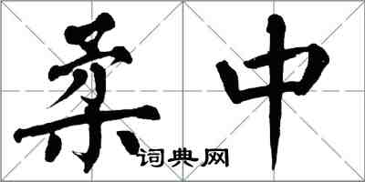 翁闓運柔中楷書怎么寫