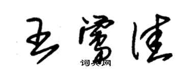 朱錫榮王鶯佳草書個性簽名怎么寫