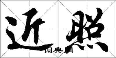 胡問遂近照行書怎么寫