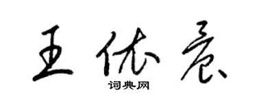 梁錦英王依晨草書個性簽名怎么寫