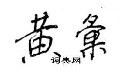 王正良黃匯行書個性簽名怎么寫