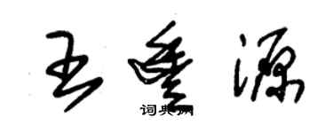 朱錫榮王豐源草書個性簽名怎么寫