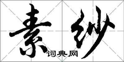 胡問遂素紗行書怎么寫