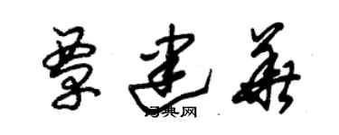 朱錫榮覃建華草書個性簽名怎么寫