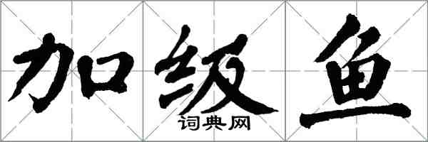 翁闓運加級魚楷書怎么寫