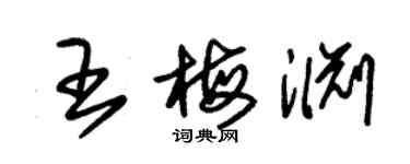 朱錫榮王梅淵草書個性簽名怎么寫
