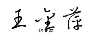 梁錦英王金萍草書個性簽名怎么寫