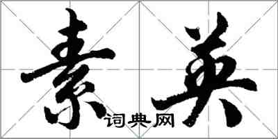 胡問遂素英行書怎么寫